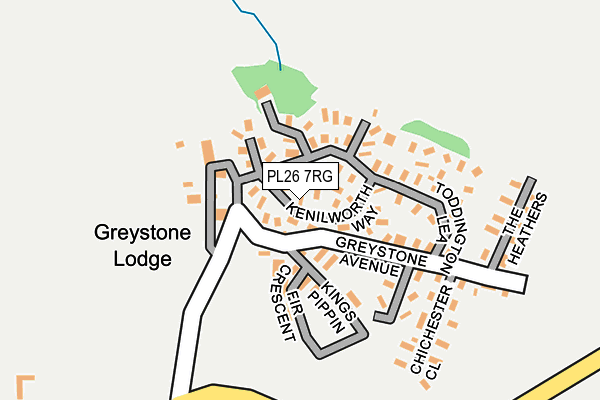 PL26 7RG map - OS OpenMap – Local (Ordnance Survey)