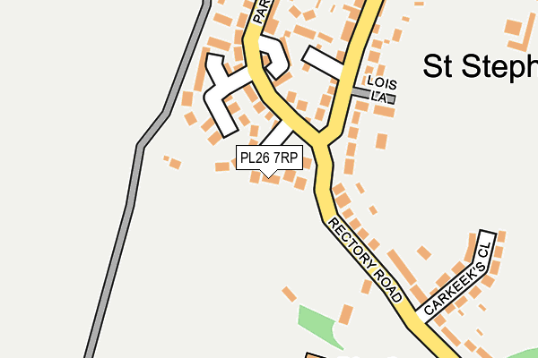 PL26 7RP map - OS OpenMap – Local (Ordnance Survey)