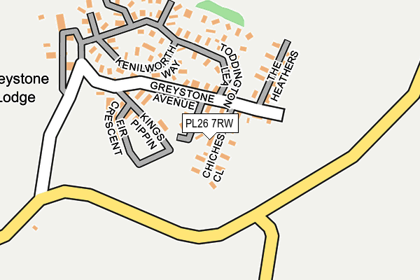 PL26 7RW map - OS OpenMap – Local (Ordnance Survey)