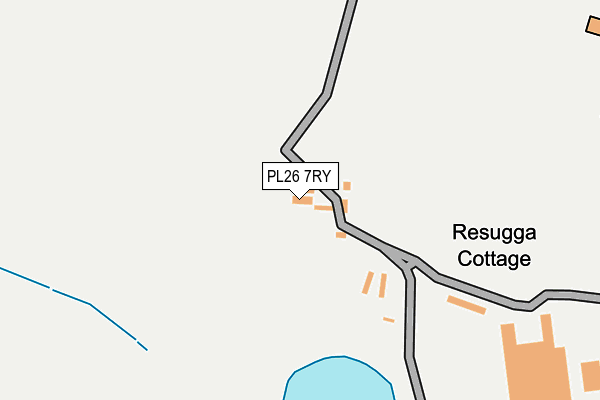 PL26 7RY map - OS OpenMap – Local (Ordnance Survey)