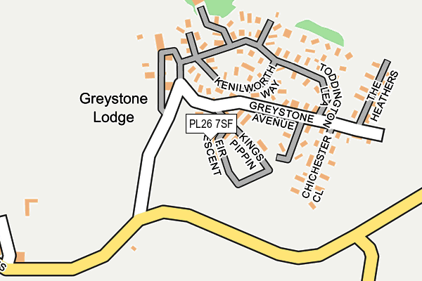 PL26 7SF map - OS OpenMap – Local (Ordnance Survey)