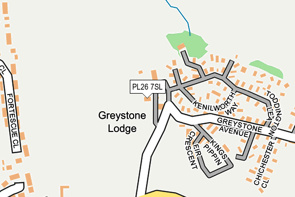 PL26 7SL map - OS OpenMap – Local (Ordnance Survey)