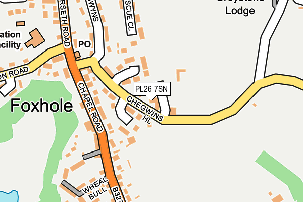 PL26 7SN map - OS OpenMap – Local (Ordnance Survey)