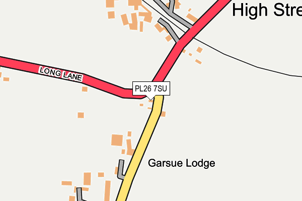 PL26 7SU map - OS OpenMap – Local (Ordnance Survey)