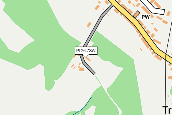 PL26 7SW map - OS OpenMap – Local (Ordnance Survey)