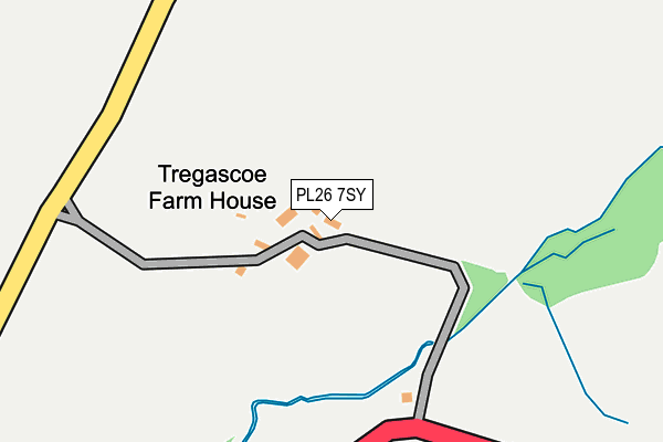 PL26 7SY map - OS OpenMap – Local (Ordnance Survey)