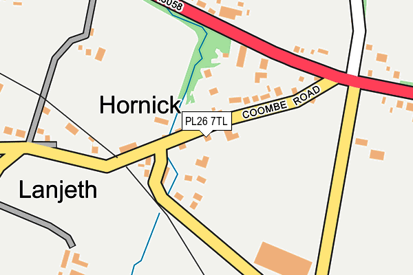 PL26 7TL map - OS OpenMap – Local (Ordnance Survey)