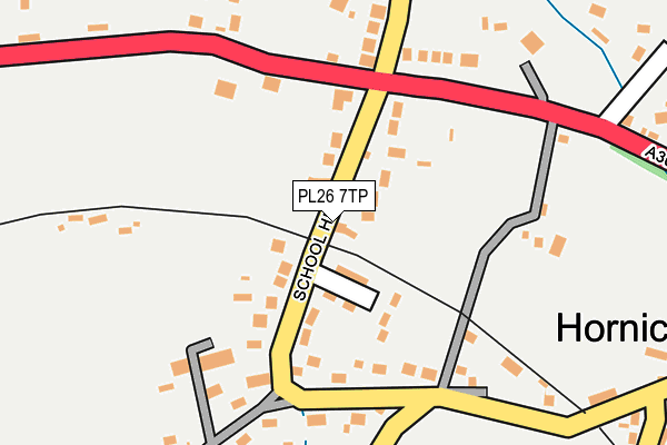 PL26 7TP map - OS OpenMap – Local (Ordnance Survey)