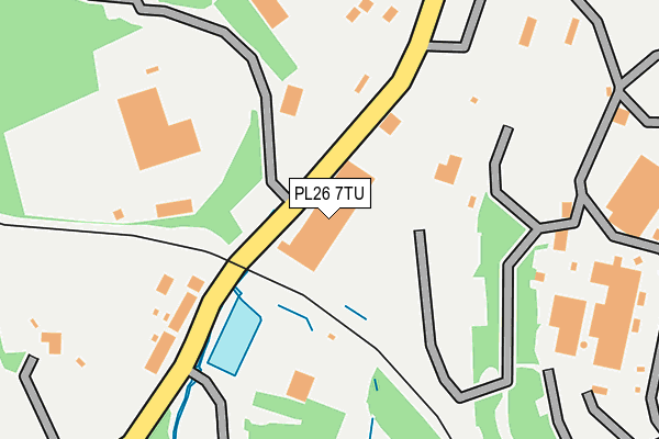 PL26 7TU map - OS OpenMap – Local (Ordnance Survey)