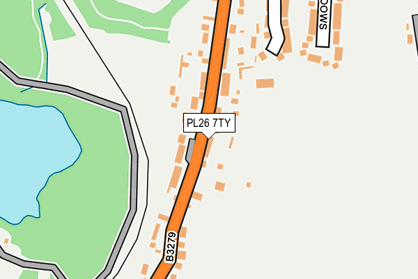 PL26 7TY map - OS OpenMap – Local (Ordnance Survey)