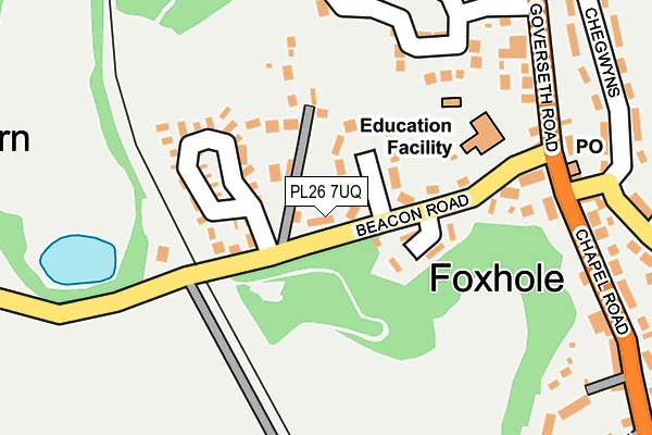 PL26 7UQ map - OS OpenMap – Local (Ordnance Survey)