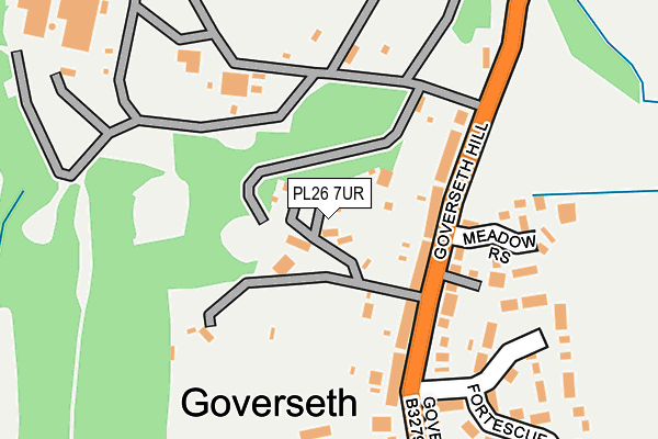 PL26 7UR map - OS OpenMap – Local (Ordnance Survey)