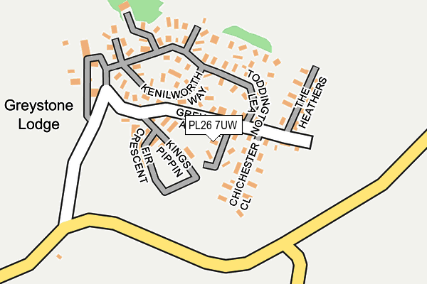 PL26 7UW map - OS OpenMap – Local (Ordnance Survey)
