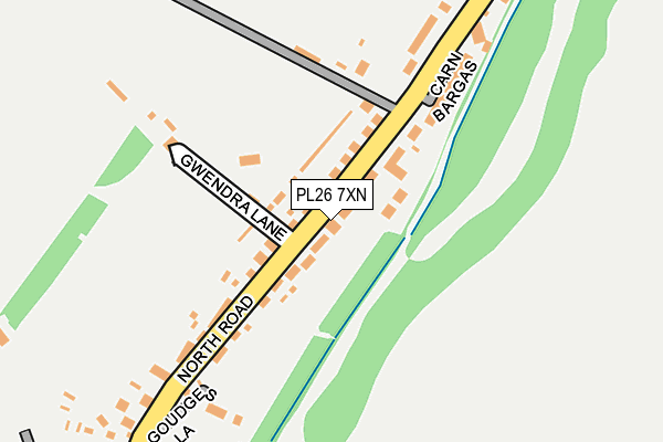 PL26 7XN map - OS OpenMap – Local (Ordnance Survey)