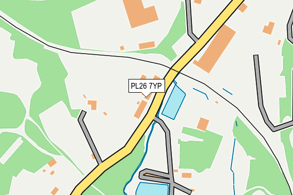 PL26 7YP map - OS OpenMap – Local (Ordnance Survey)