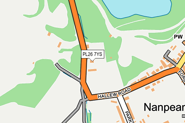 PL26 7YS map - OS OpenMap – Local (Ordnance Survey)