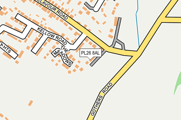 PL26 8AL map - OS OpenMap – Local (Ordnance Survey)