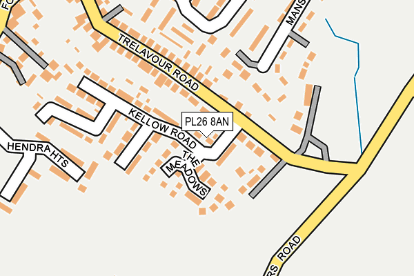 PL26 8AN map - OS OpenMap – Local (Ordnance Survey)