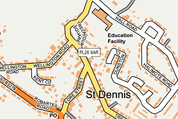 PL26 8AR map - OS OpenMap – Local (Ordnance Survey)