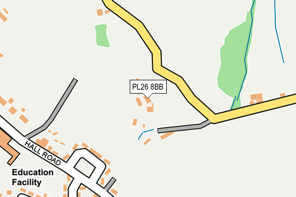 PL26 8BB map - OS OpenMap – Local (Ordnance Survey)