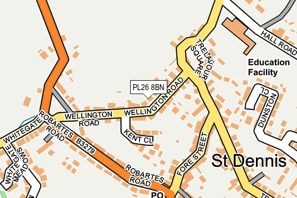 PL26 8BN map - OS OpenMap – Local (Ordnance Survey)