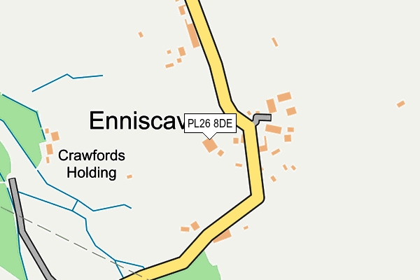 PL26 8DE map - OS OpenMap – Local (Ordnance Survey)