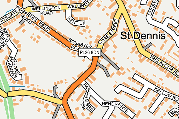 PL26 8DN map - OS OpenMap – Local (Ordnance Survey)