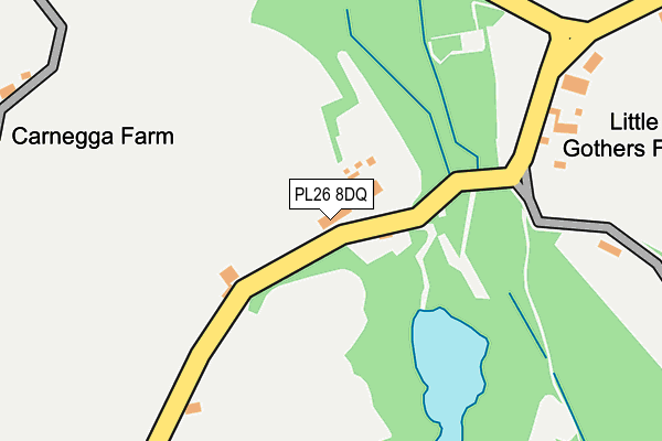 PL26 8DQ map - OS OpenMap – Local (Ordnance Survey)