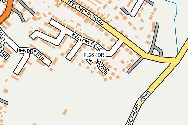 PL26 8DR map - OS OpenMap – Local (Ordnance Survey)