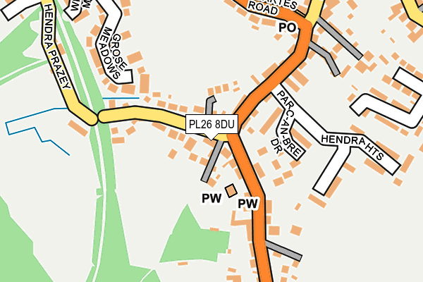 PL26 8DU map - OS OpenMap – Local (Ordnance Survey)