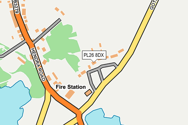 PL26 8DX map - OS OpenMap – Local (Ordnance Survey)