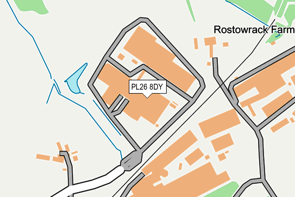 PL26 8DY map - OS OpenMap – Local (Ordnance Survey)