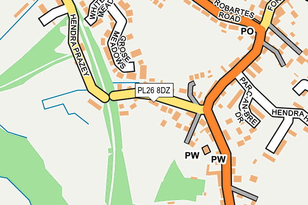 PL26 8DZ map - OS OpenMap – Local (Ordnance Survey)