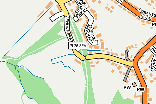 PL26 8EA map - OS OpenMap – Local (Ordnance Survey)