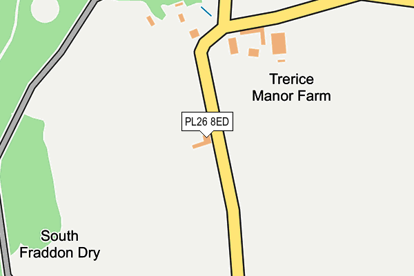 PL26 8ED map - OS OpenMap – Local (Ordnance Survey)