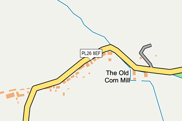 PL26 8EF map - OS OpenMap – Local (Ordnance Survey)
