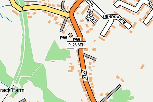 PL26 8EH map - OS OpenMap – Local (Ordnance Survey)