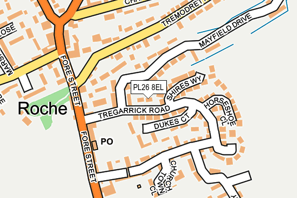 PL26 8EL map - OS OpenMap – Local (Ordnance Survey)