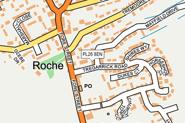 PL26 8EN map - OS OpenMap – Local (Ordnance Survey)