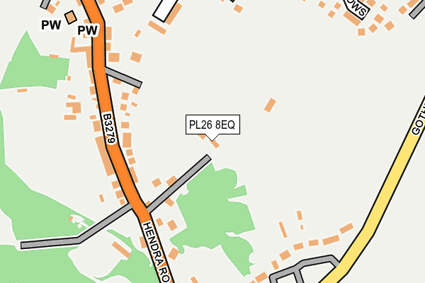 PL26 8EQ map - OS OpenMap – Local (Ordnance Survey)