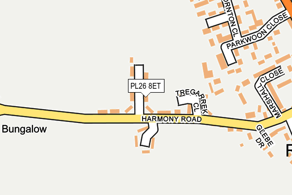 PL26 8ET map - OS OpenMap – Local (Ordnance Survey)