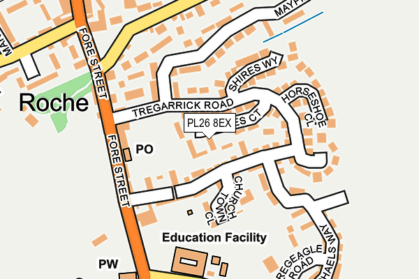 PL26 8EX map - OS OpenMap – Local (Ordnance Survey)