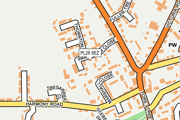 PL26 8EZ map - OS OpenMap – Local (Ordnance Survey)