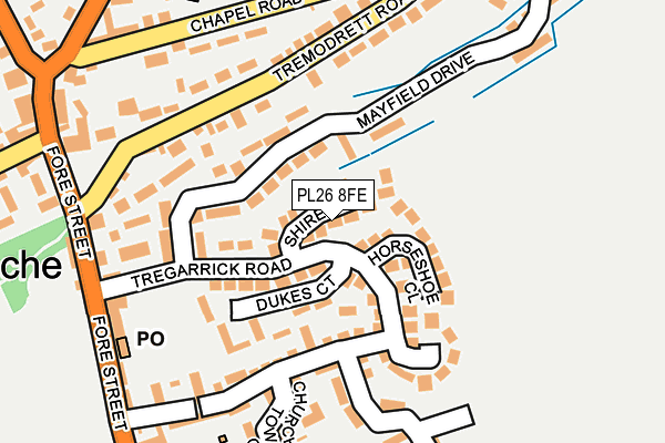 PL26 8FE map - OS OpenMap – Local (Ordnance Survey)