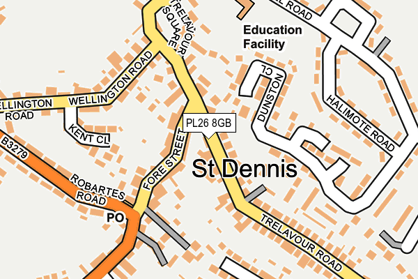 PL26 8GB map - OS OpenMap – Local (Ordnance Survey)