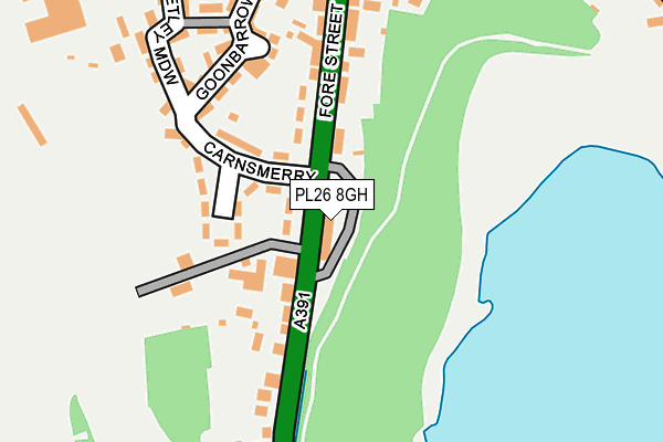 PL26 8GH map - OS OpenMap – Local (Ordnance Survey)