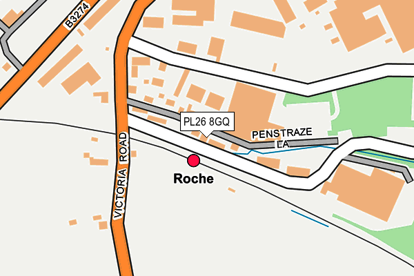 PL26 8GQ map - OS OpenMap – Local (Ordnance Survey)