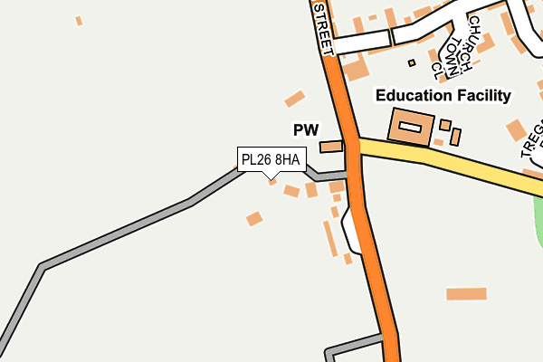 PL26 8HA map - OS OpenMap – Local (Ordnance Survey)