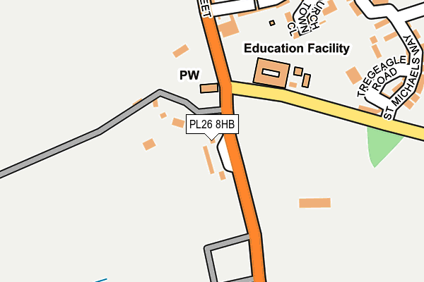 PL26 8HB map - OS OpenMap – Local (Ordnance Survey)