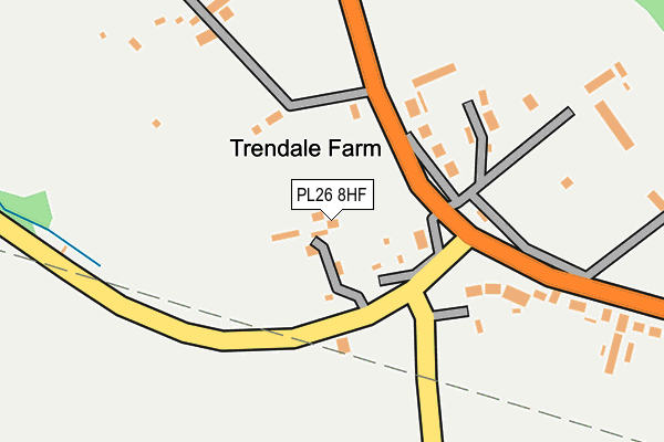 PL26 8HF map - OS OpenMap – Local (Ordnance Survey)